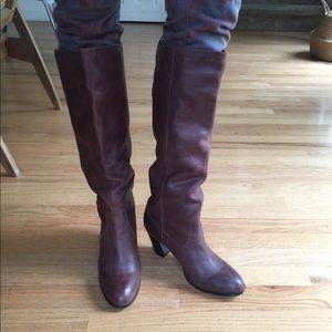 Leather boots